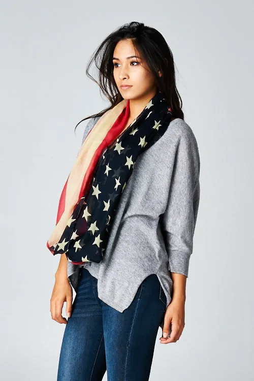 American Flag Infinity Scarf