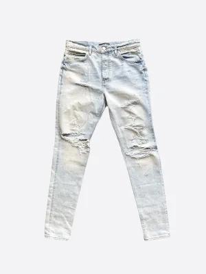 Amiri Light Blue Distressed Jeans