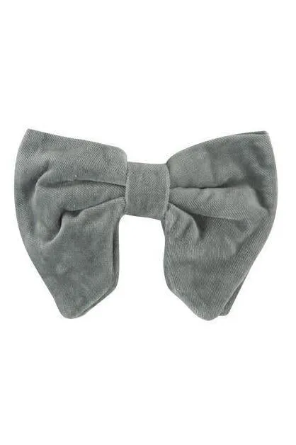 Avant Garde Bowtie - Charcoal Velvet