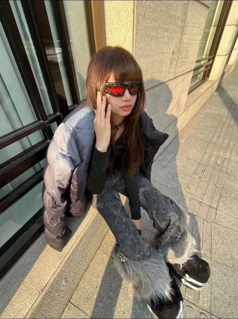 Avant-garde Designer Obsidian Sunglasses