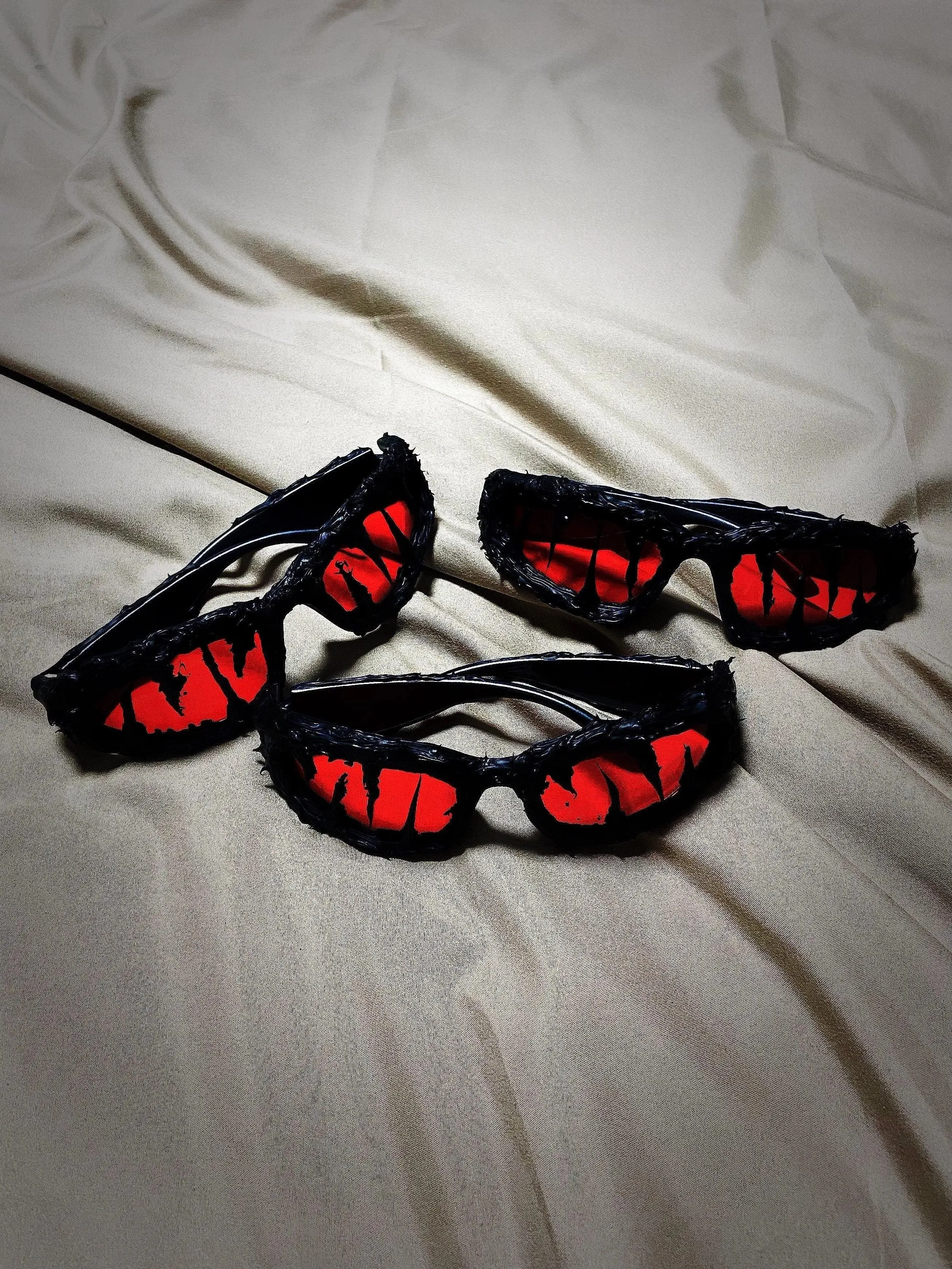 Avant-garde Designer Obsidian Sunglasses