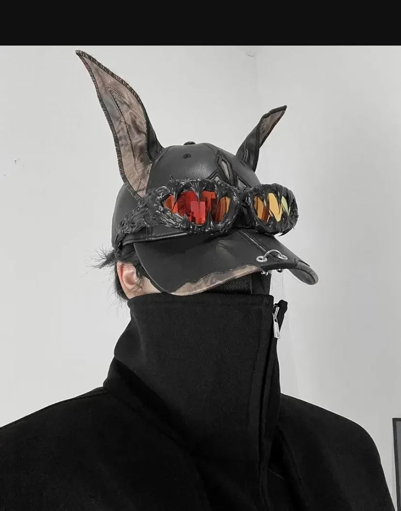 Avant-garde Designer Obsidian Sunglasses