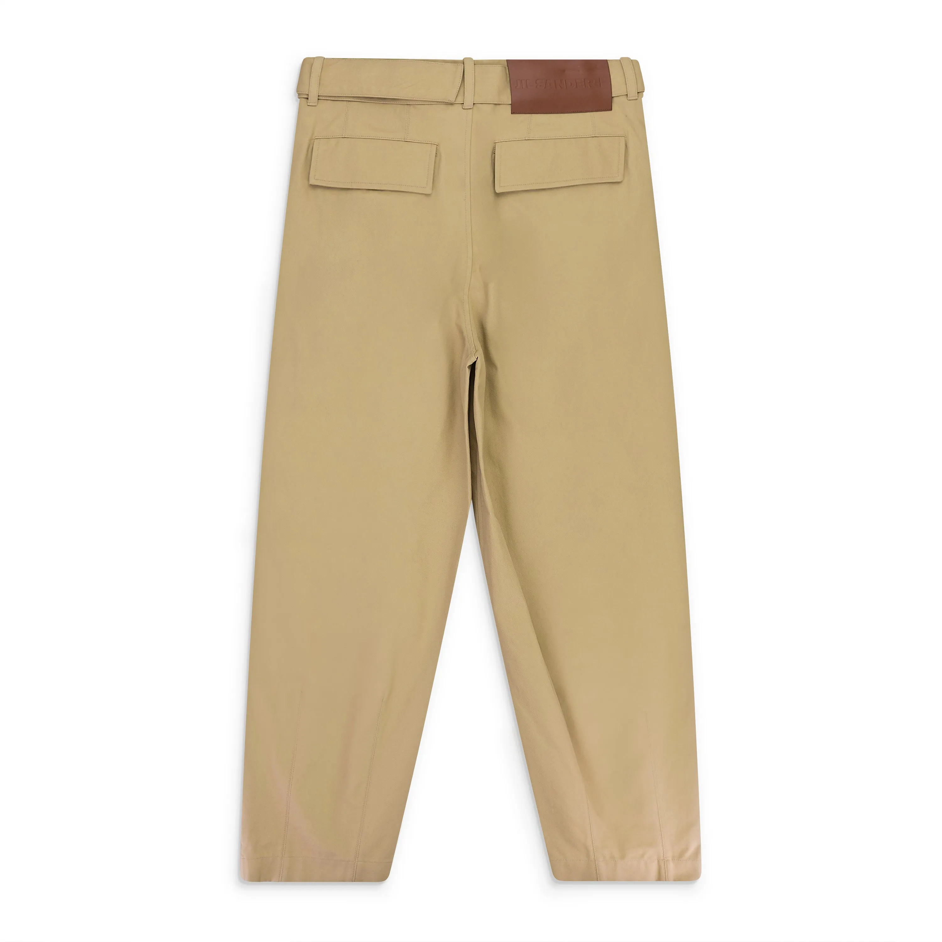 BELTED PLEATED TROUSERS