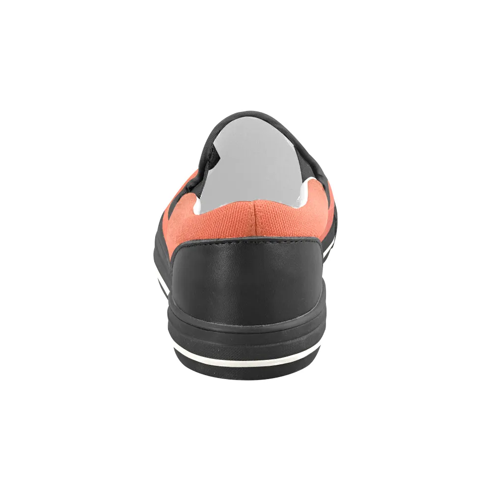 Buy Kids's Cantaloupe Solids Print Canvas Slip-on Shoes at TFS