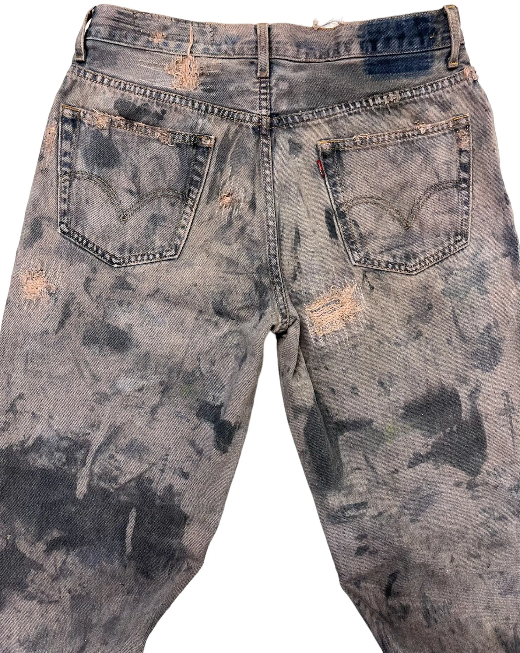 Destroyed Painted Wide Legs- 34