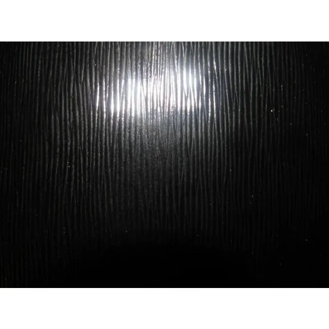 Fendi Early Two Way Clutch Style Purses Black Lacquered Or Patent Leather With A Linear Design Shoul