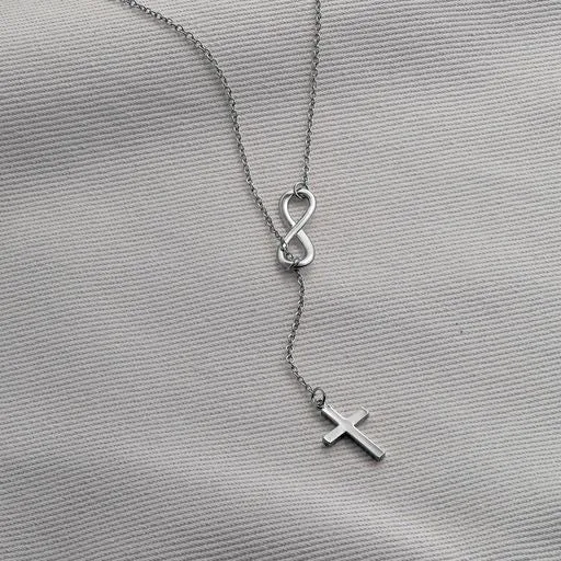 Free Gift - Cross and Infinity Necklace
