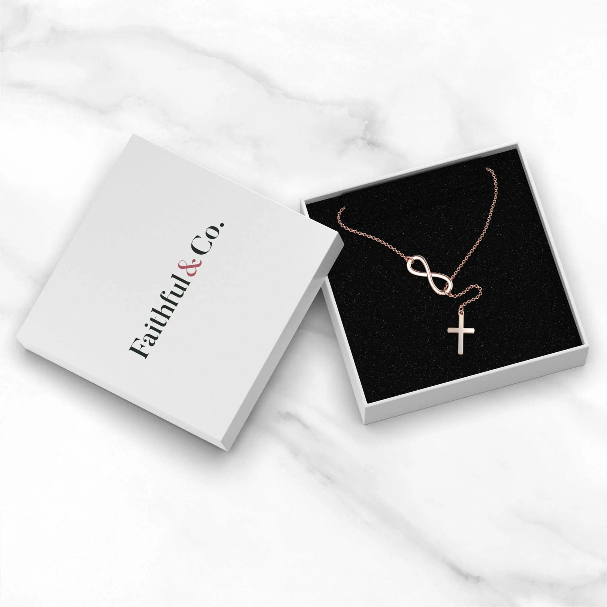 Free Gift - Cross and Infinity Necklace