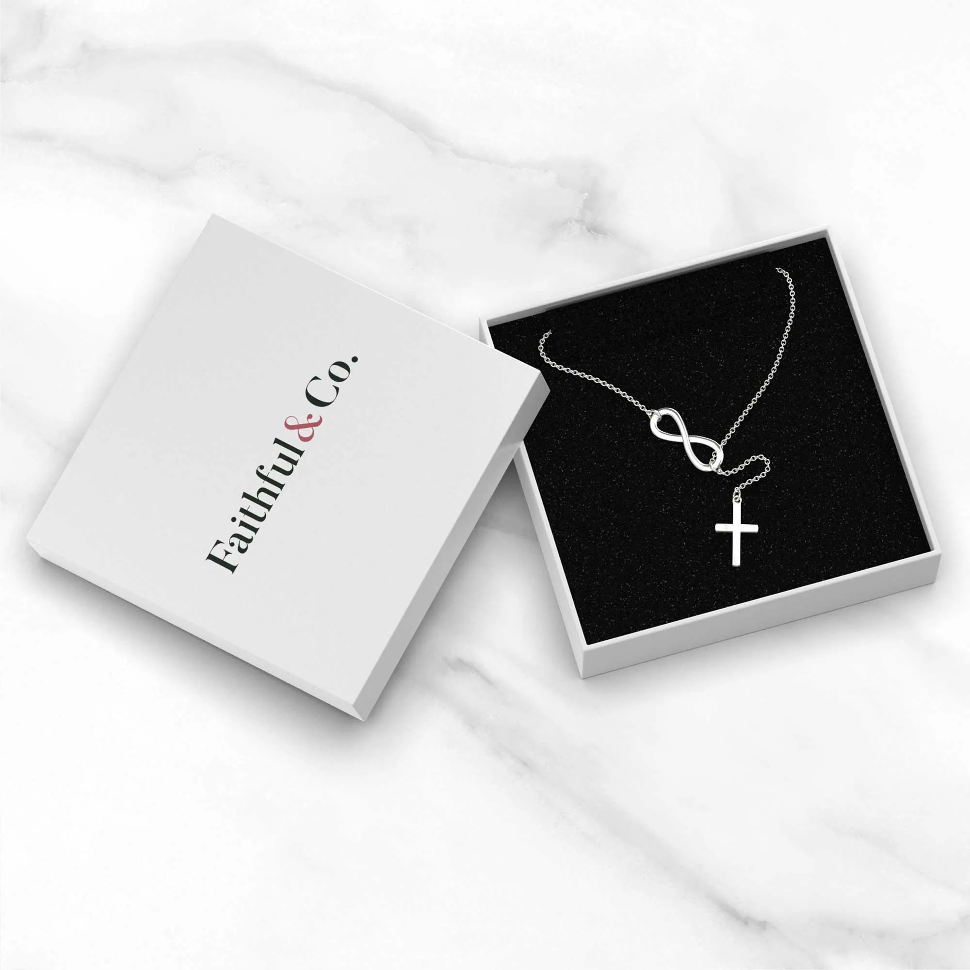 Free Gift - Cross and Infinity Necklace
