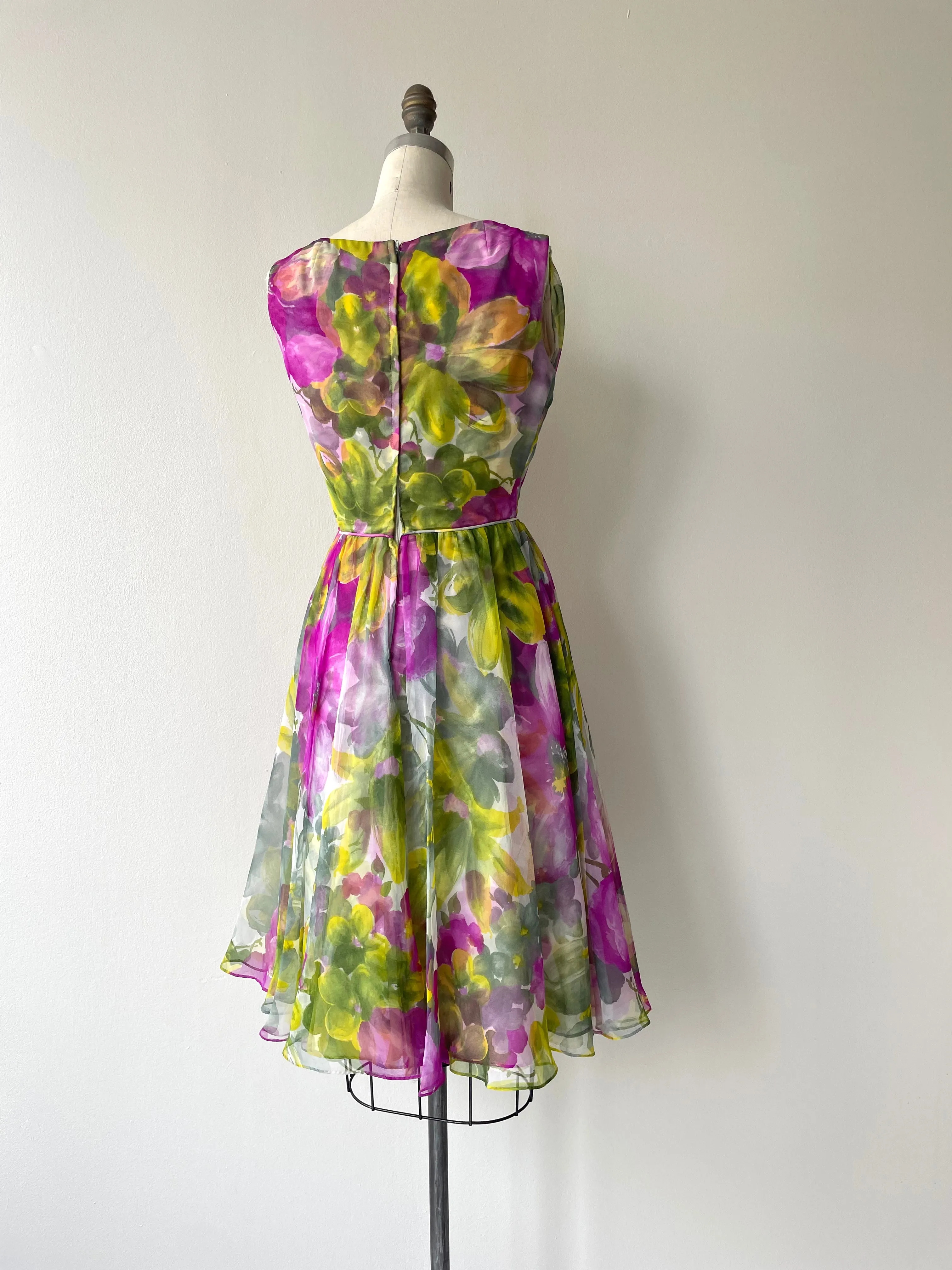 Grandiflora Chiffon Dress | 1960s
