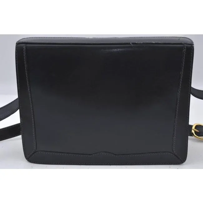 Gucci Jackie W Buckle Hardware Navy Leathergold Satchel
