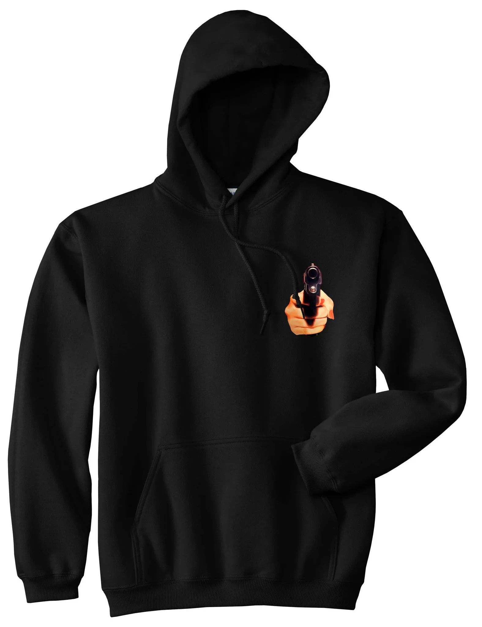Hand Gun Women Girls Sexy Pullover Hoodie Hoody