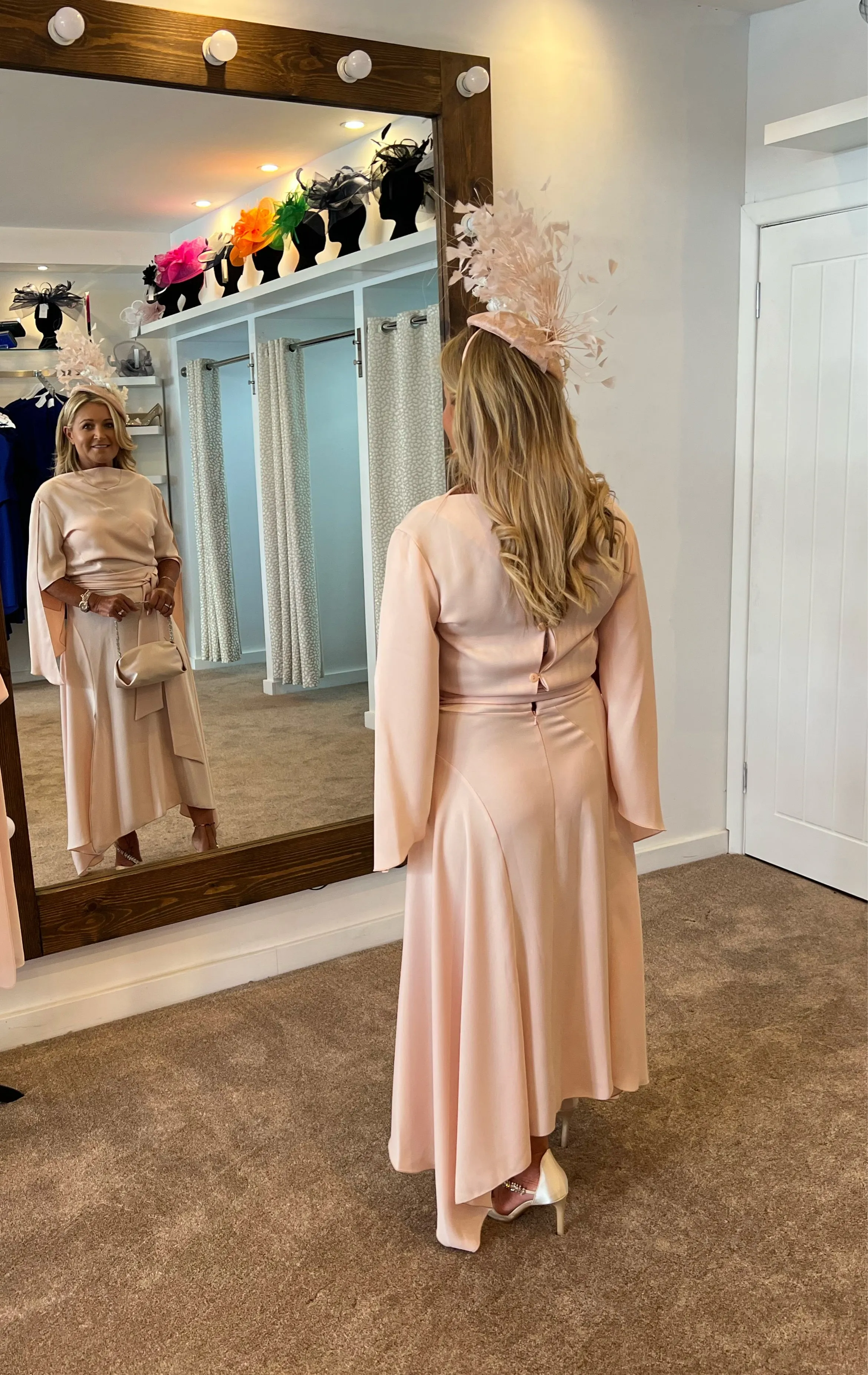 Kevan Jon Como dress in quartz nude