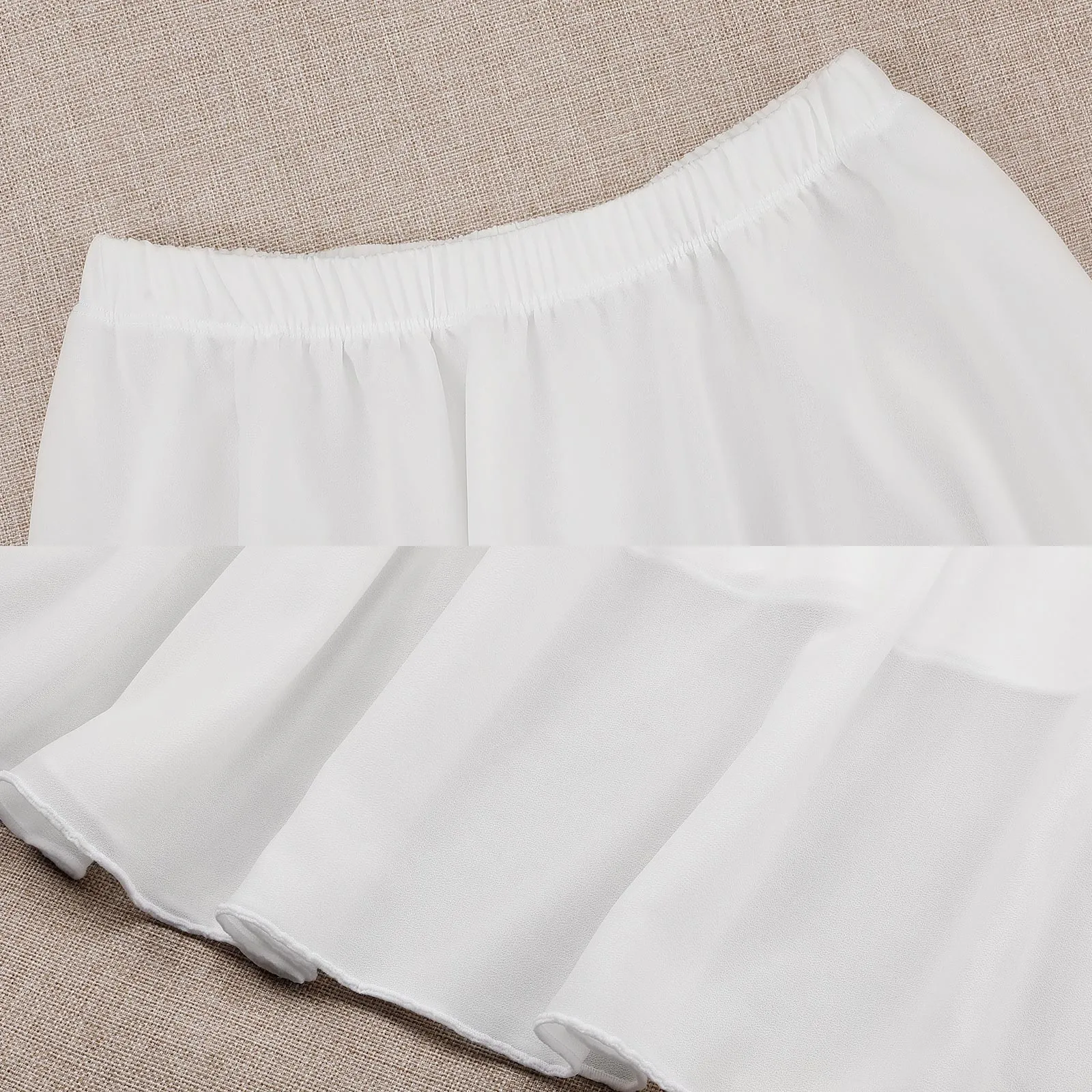 Layered Chiffon Skirt Blue Sky Dandelion
