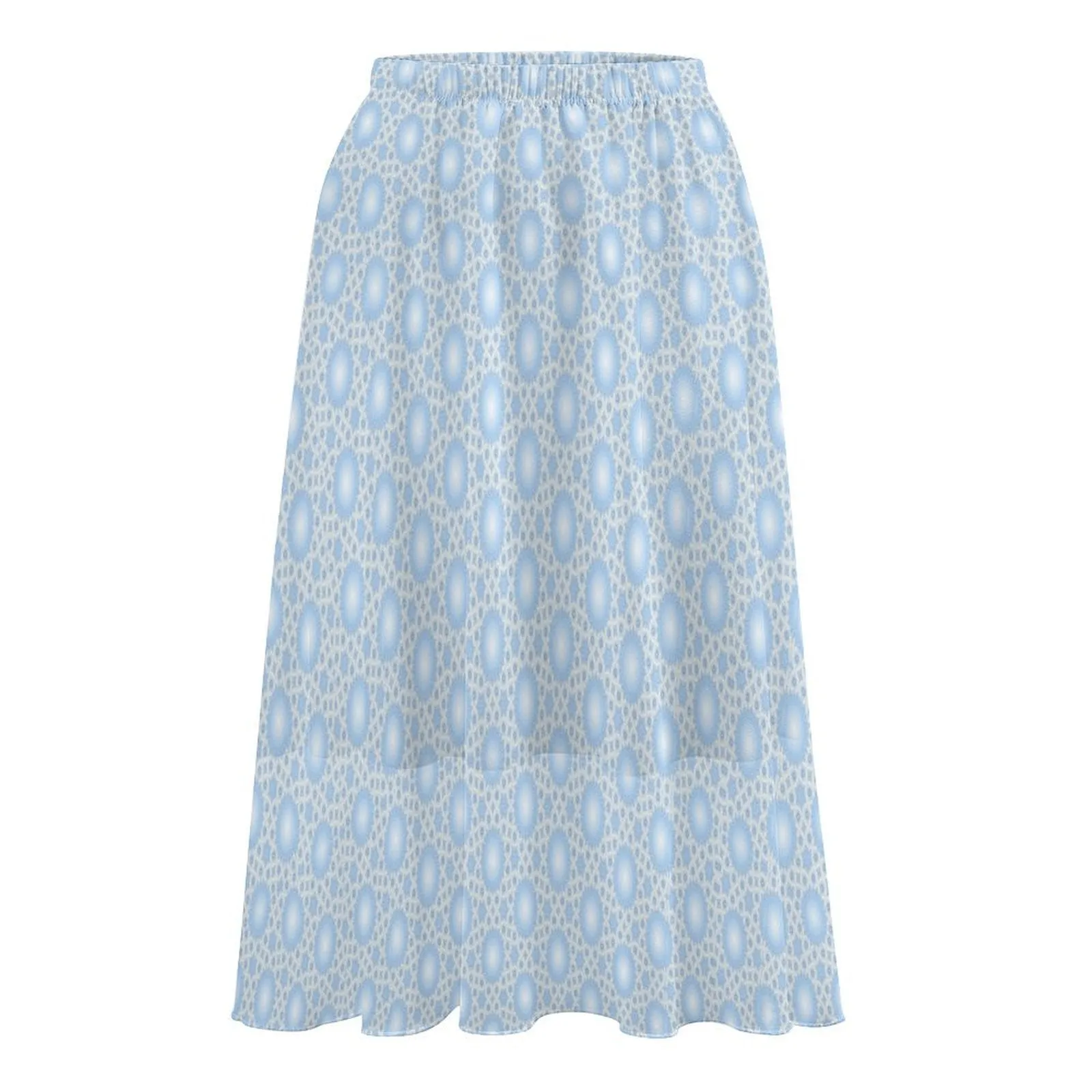 Layered Chiffon Skirt Blue Sky Dandelion