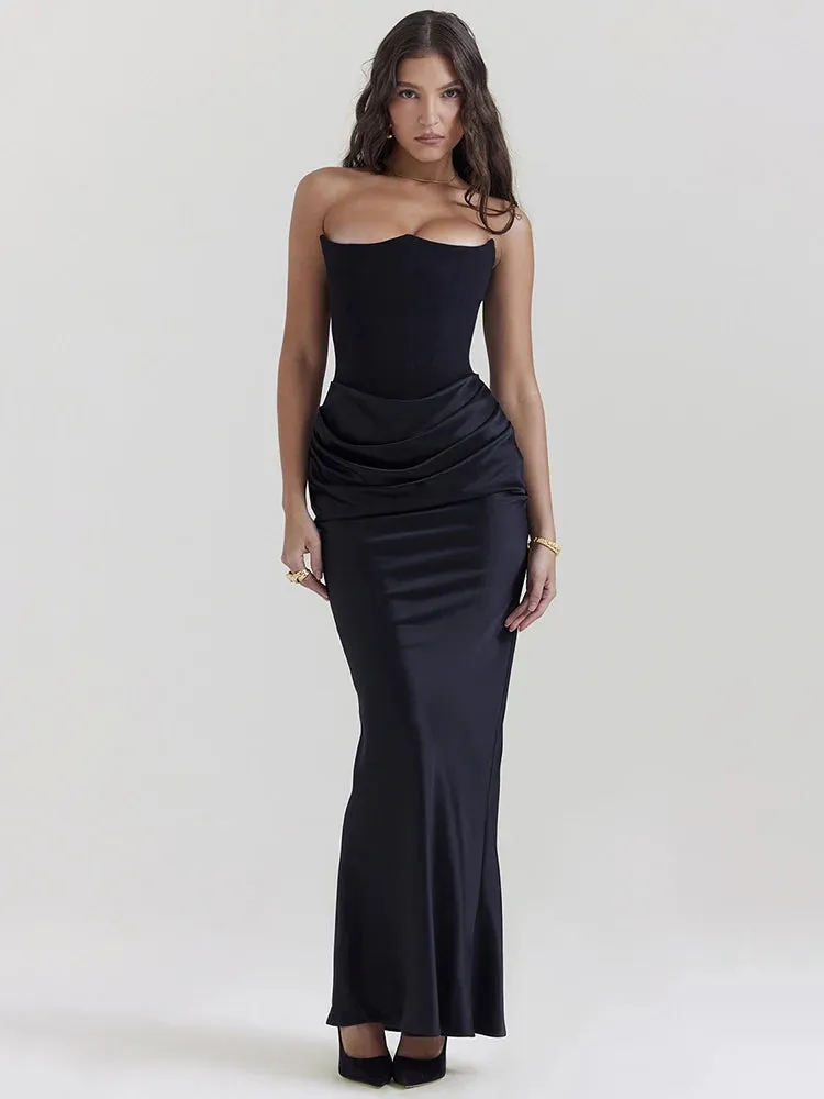 Maria Strapless Bodycon Maxi Dress