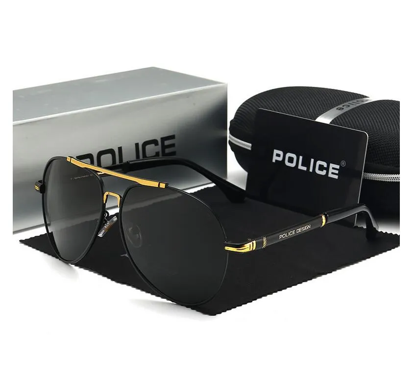 Men's Polarized Police  Sunglasses With Box