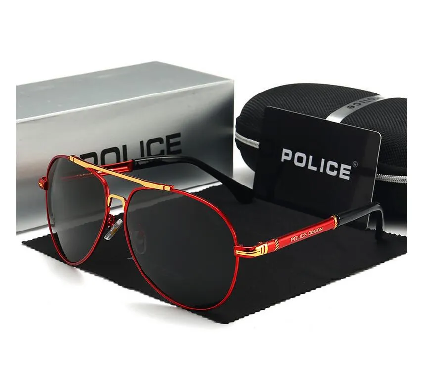 Men's Polarized Police  Sunglasses With Box