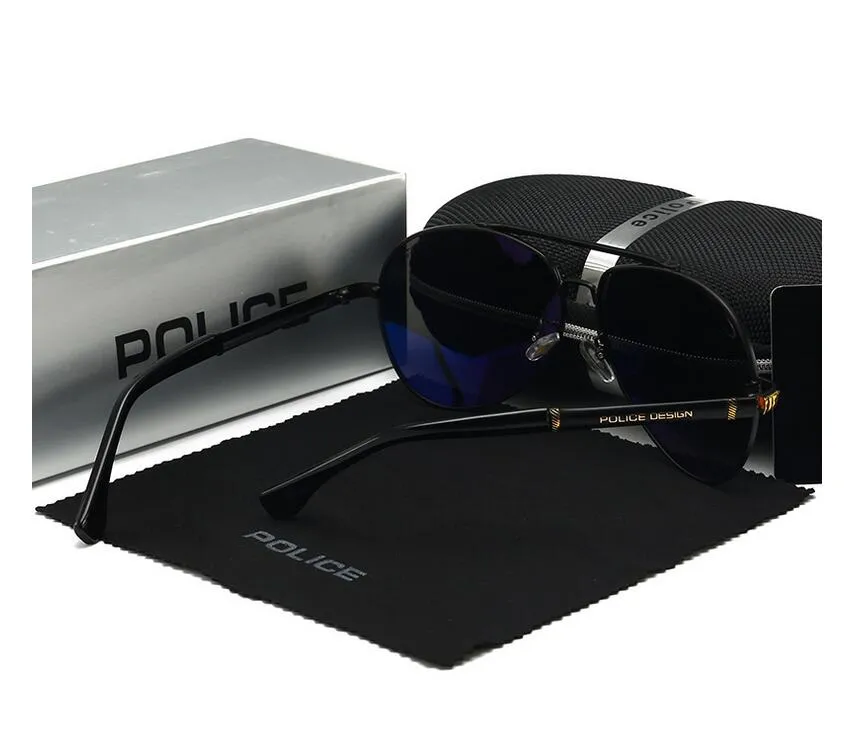 Men's Polarized Police  Sunglasses With Box