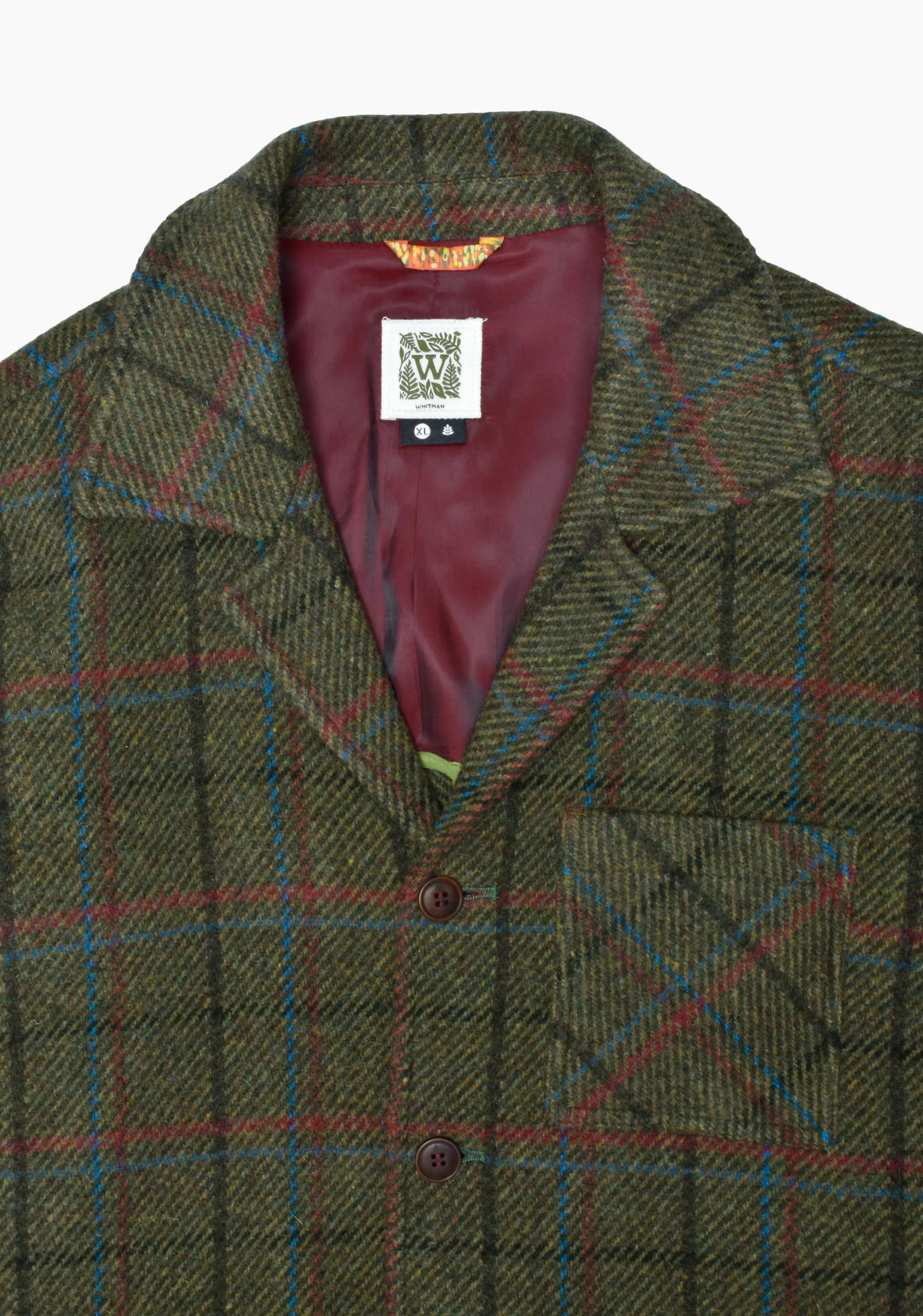 Newport Green Plaid Jacket