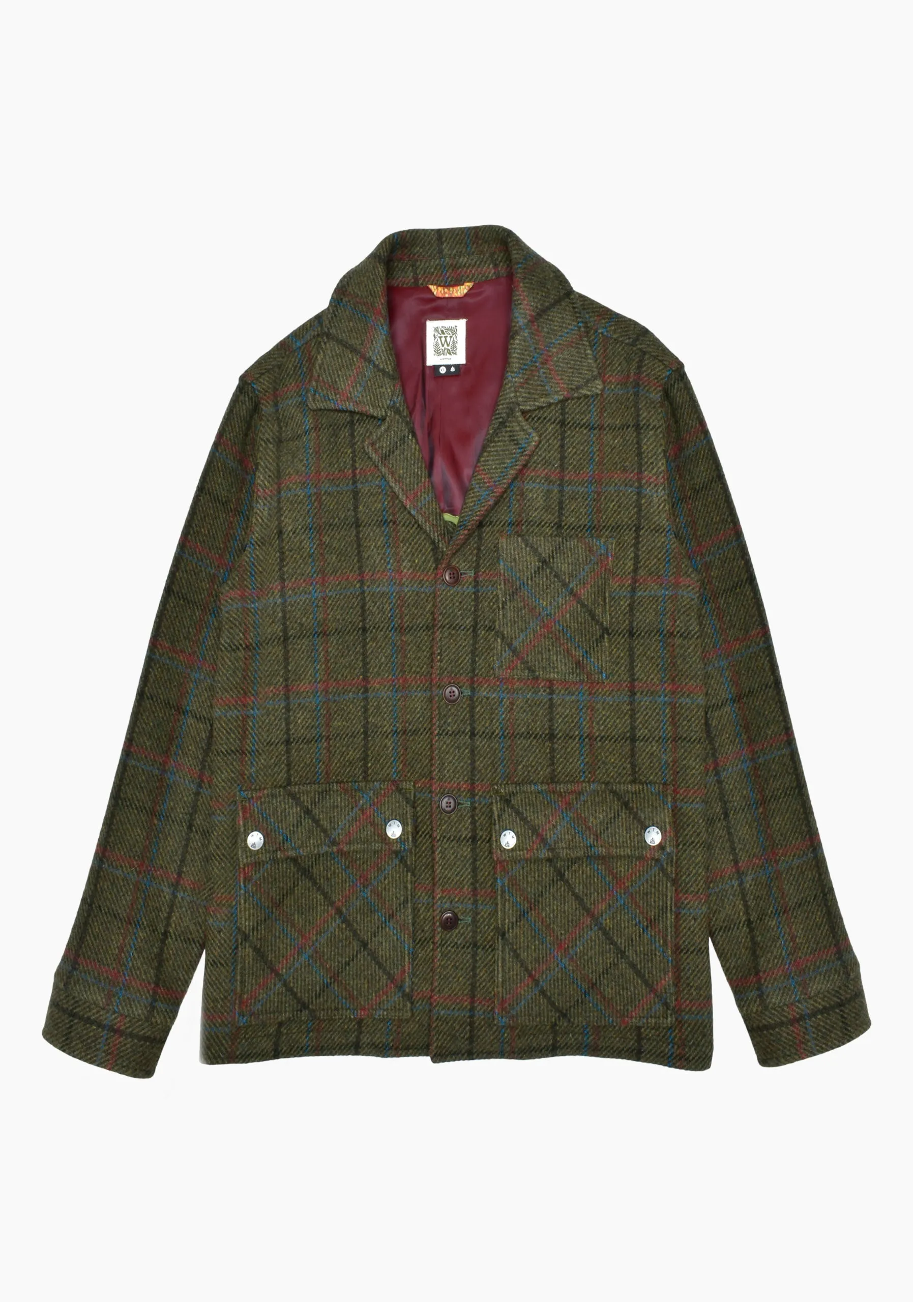 Newport Green Plaid Jacket