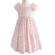 Pink Seersucker Toddler Dress