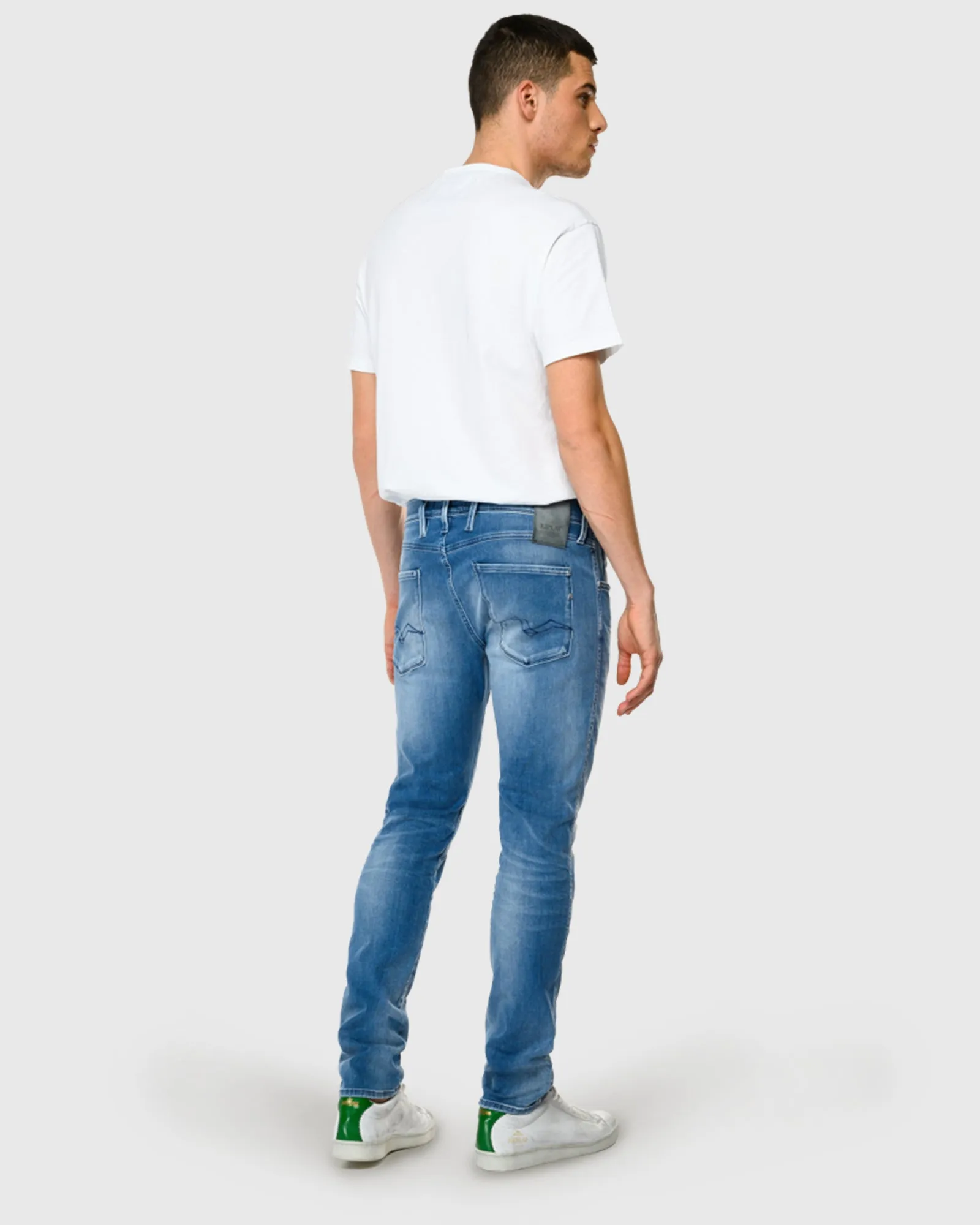 REPLAY RW16661M914Y BLUE ANBASS HYPERFLEX JEANS