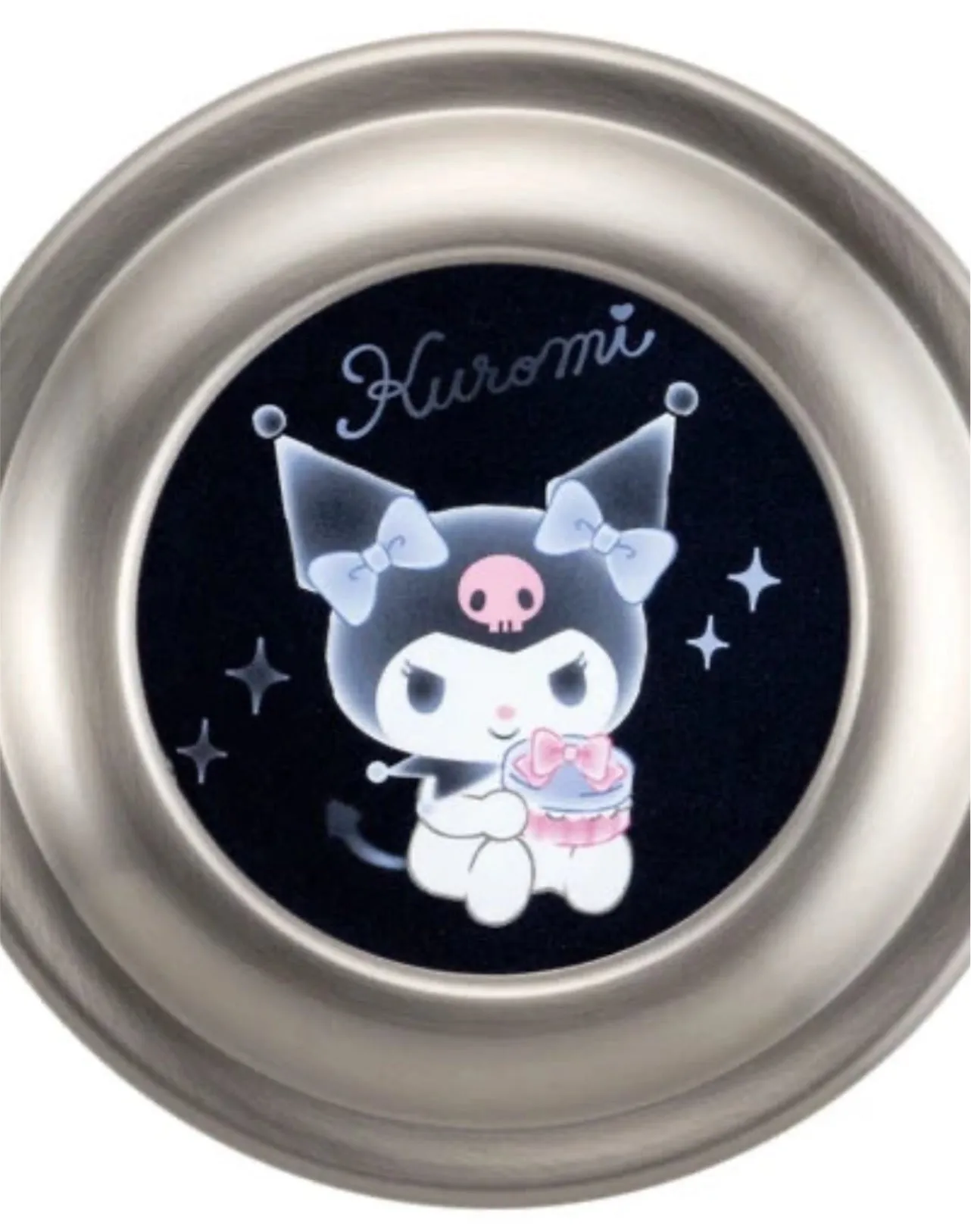 Sanrio Kuromi Stainless Vacuum Insulated Lunch box 600ml Skater Japan