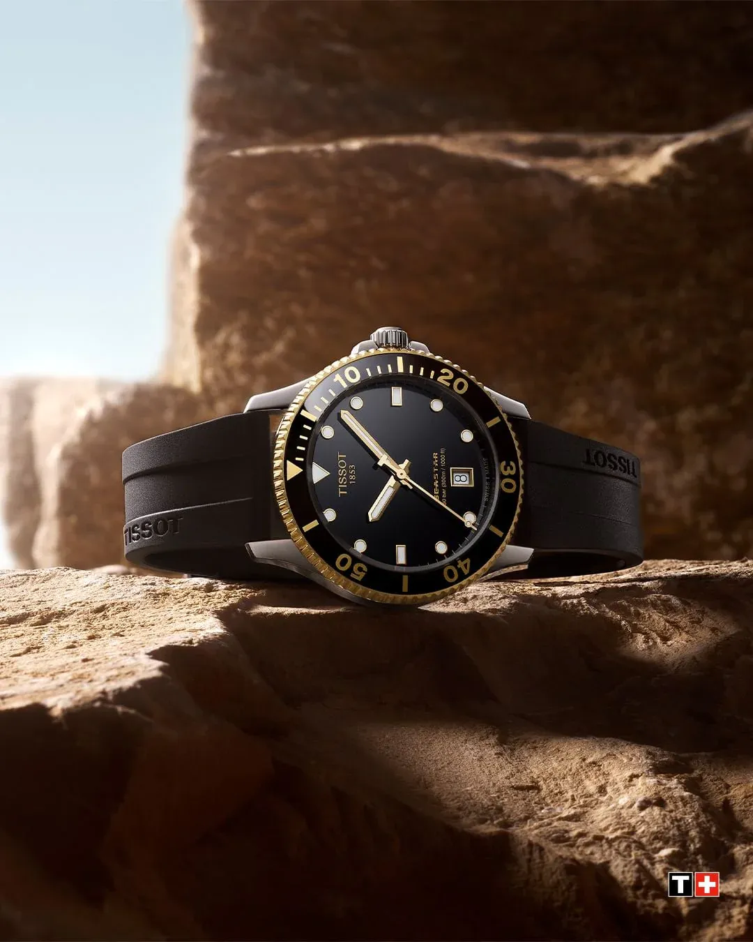 Seastar 1000 40MM Black/Yellow Rubber