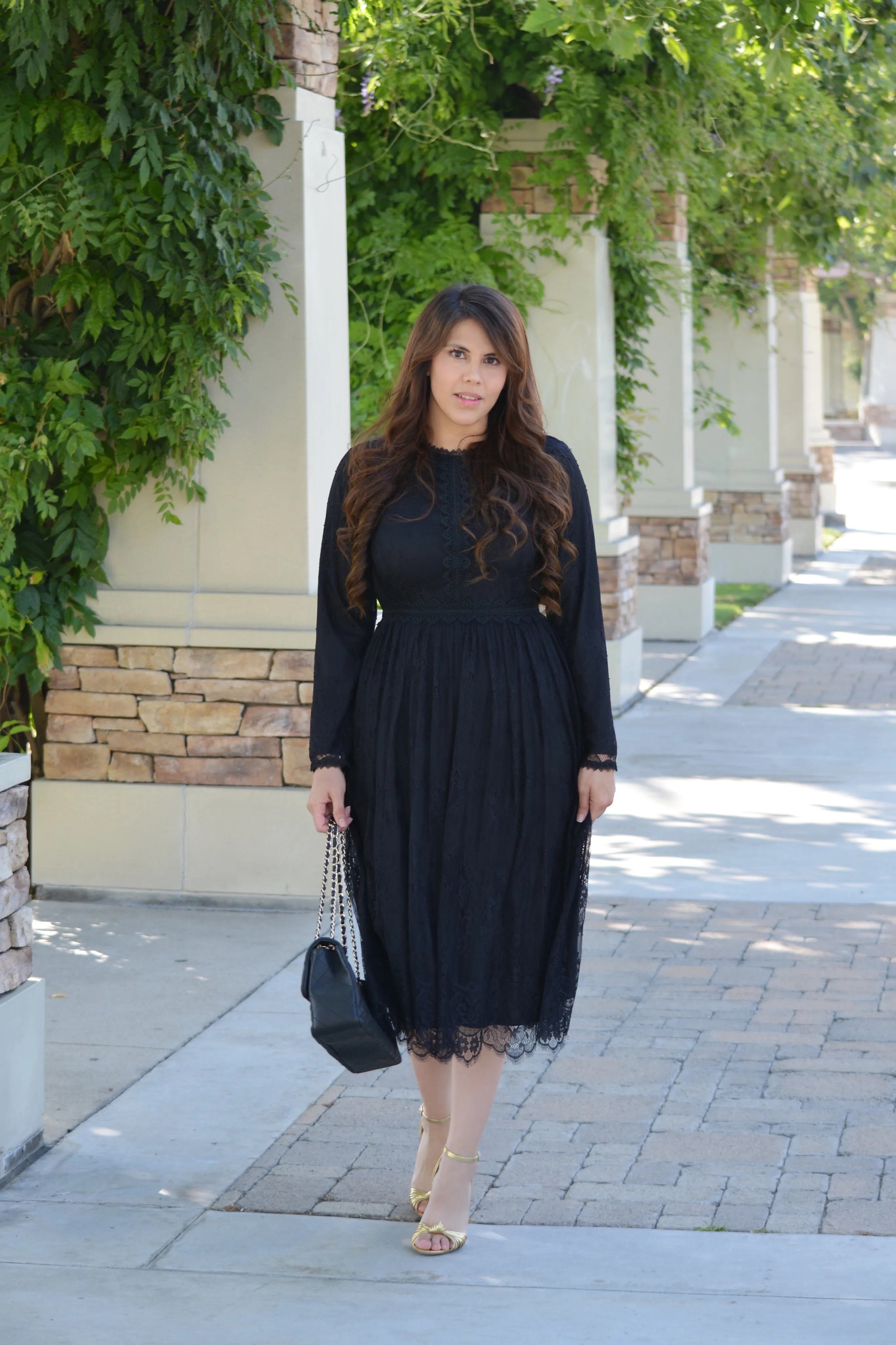 Sydney Black Lace Dress
