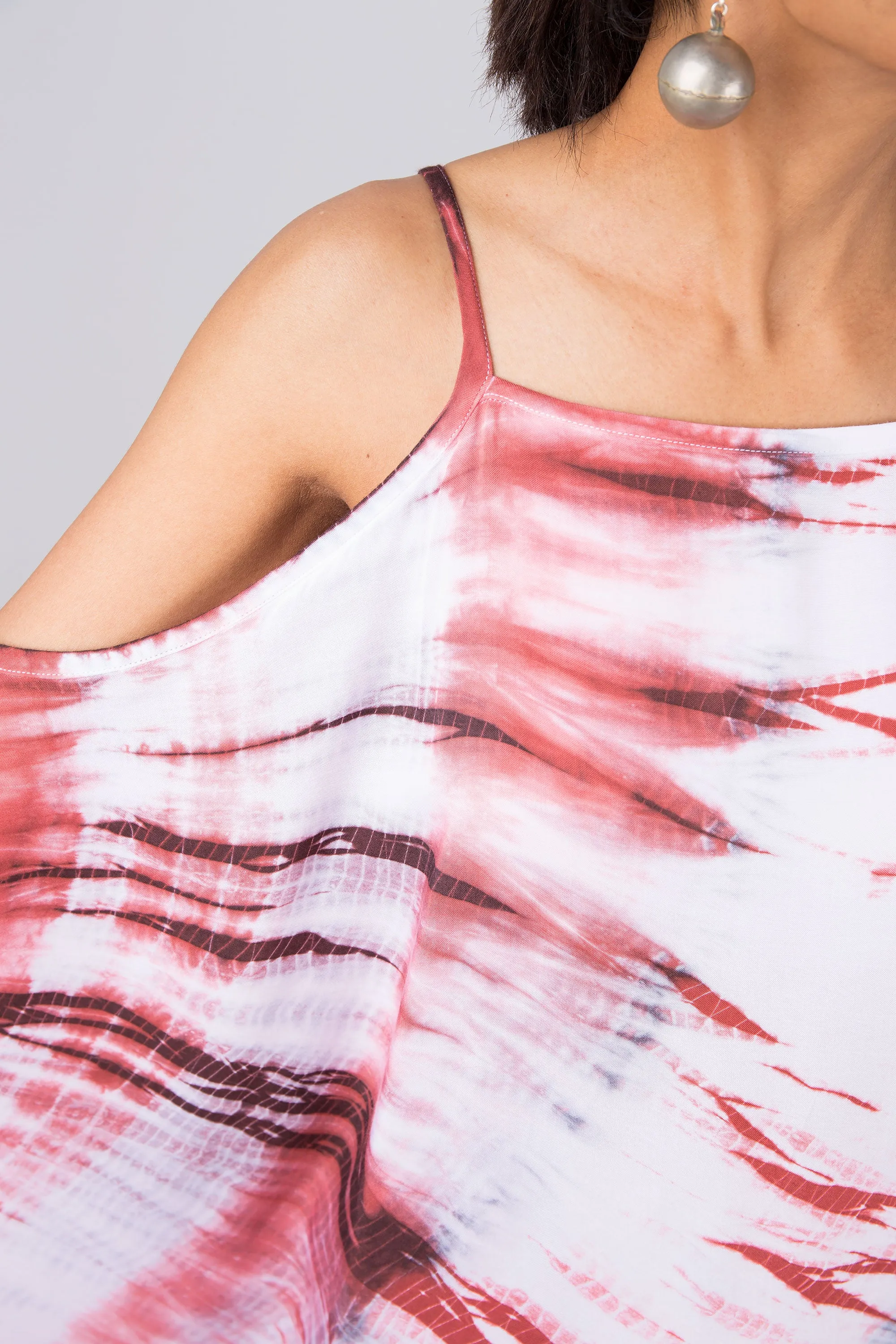 Tie dye kaftan dress