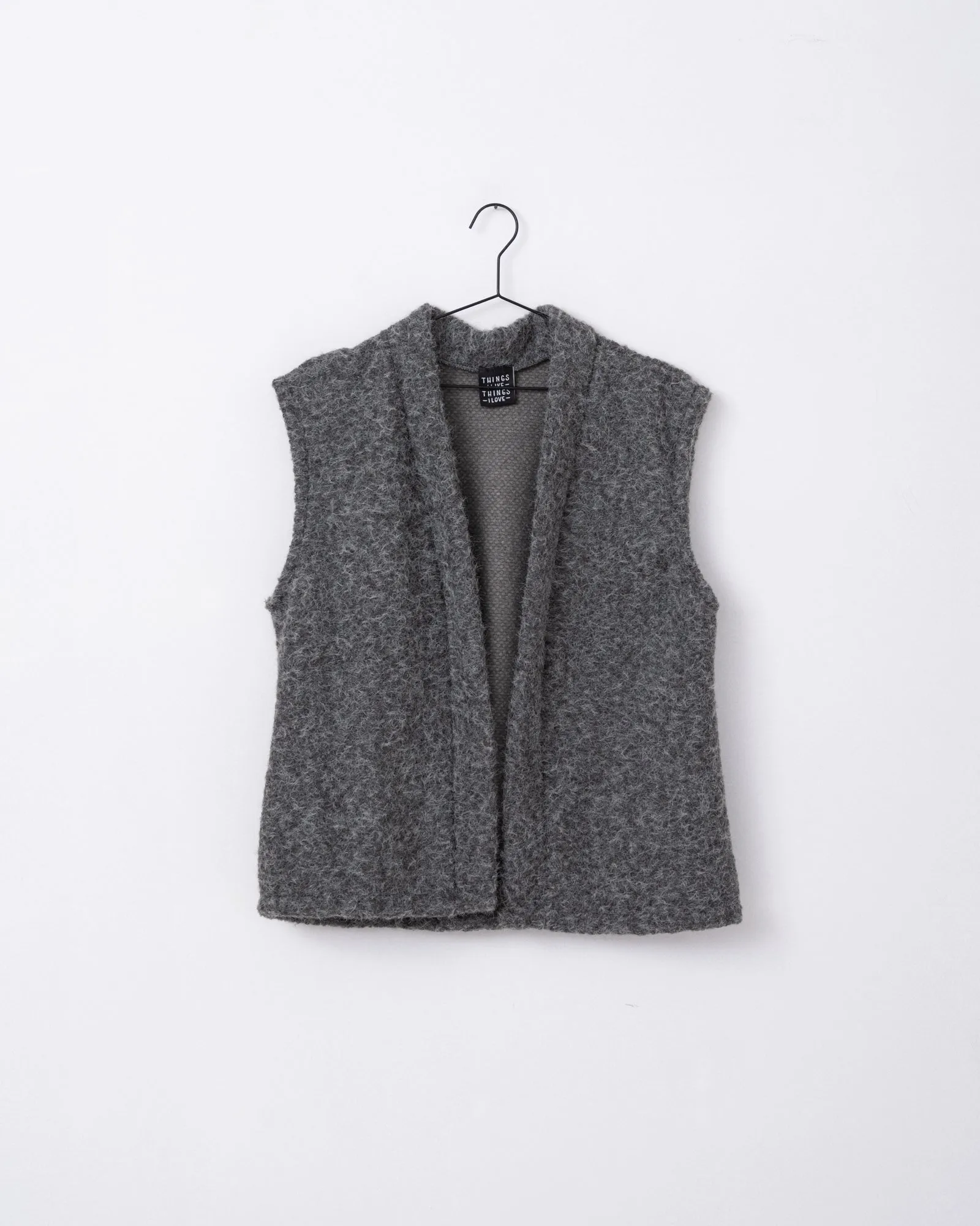 TILTIL Lily Gilet Melange Grey