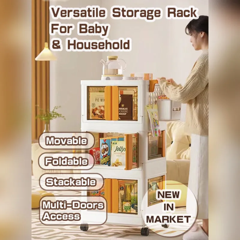 Versatile Storage Rack Trolley For Accessories