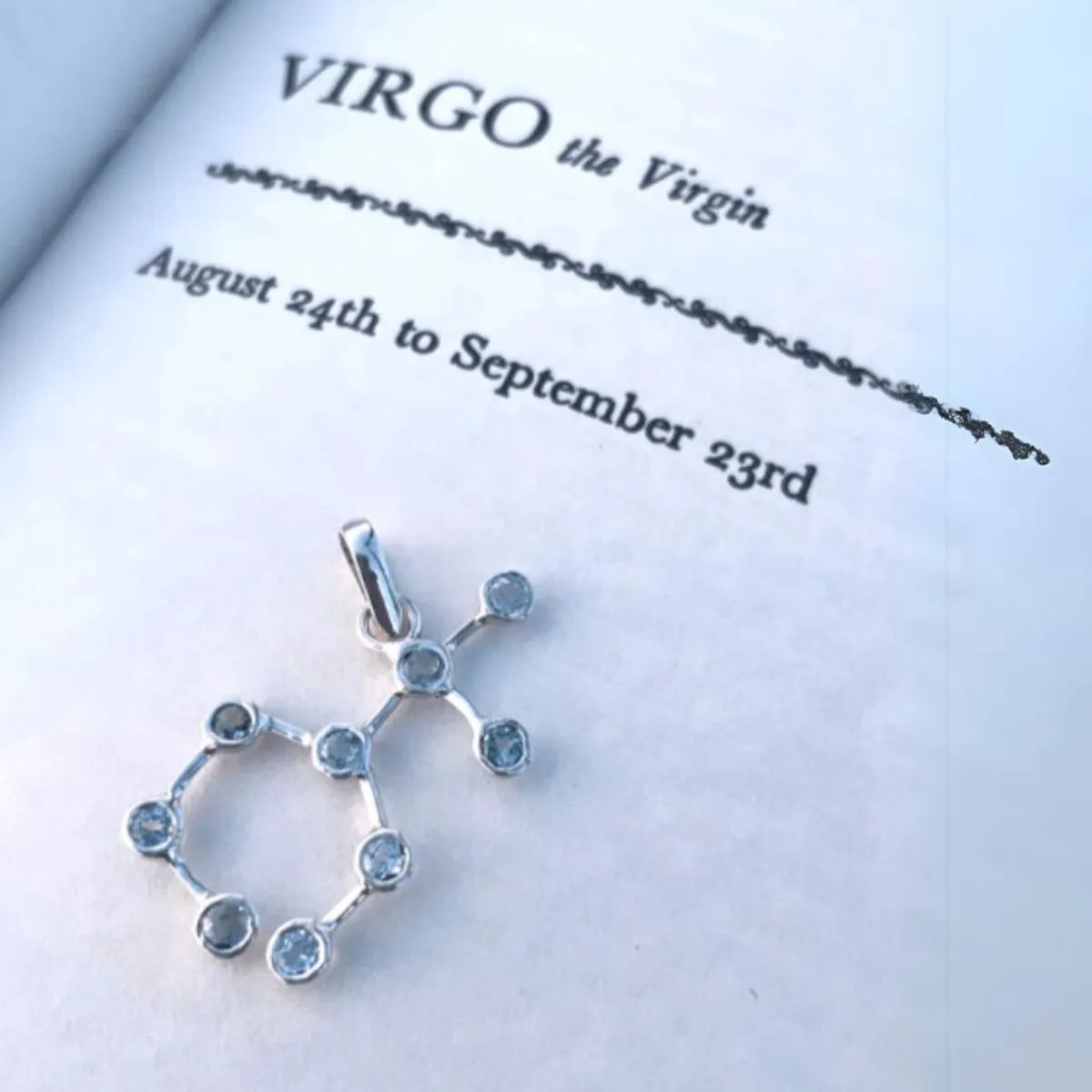 Virgo Constellation Pendant | Timeless Silver Jewellery | Trendy & Versatile