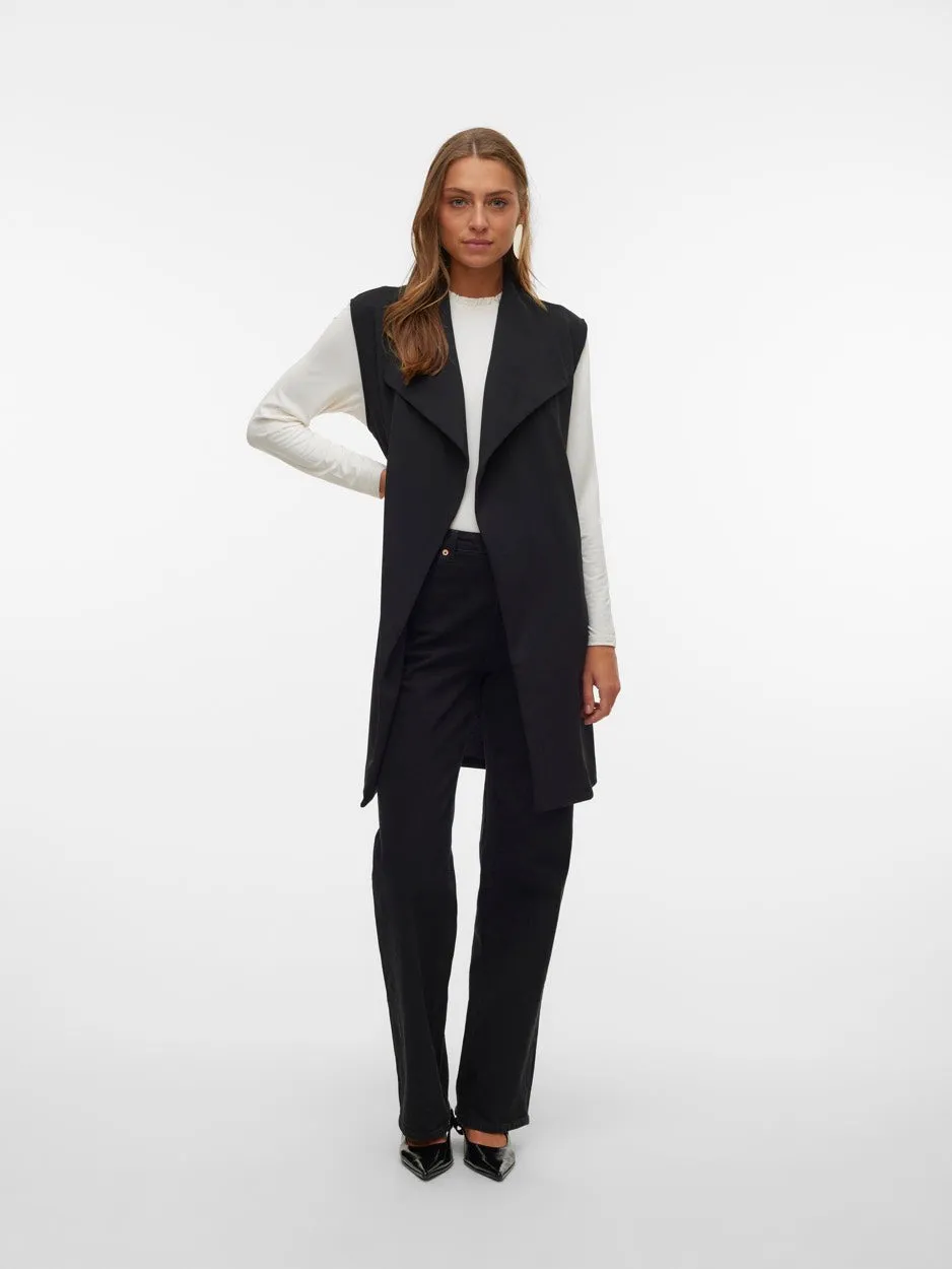 Vmallison Waistcoat Jrs - Zwart