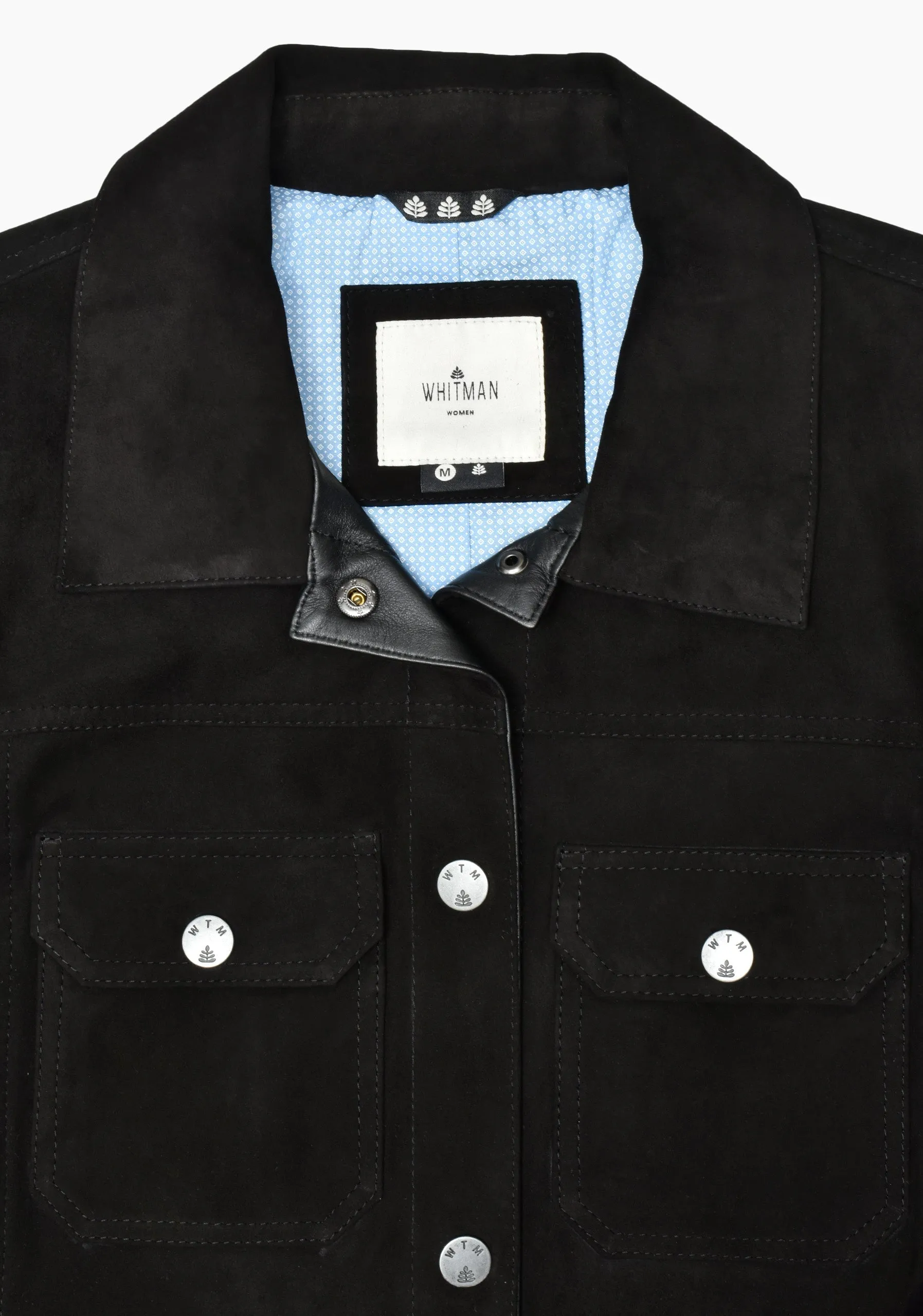 Western Suede Black Jacket