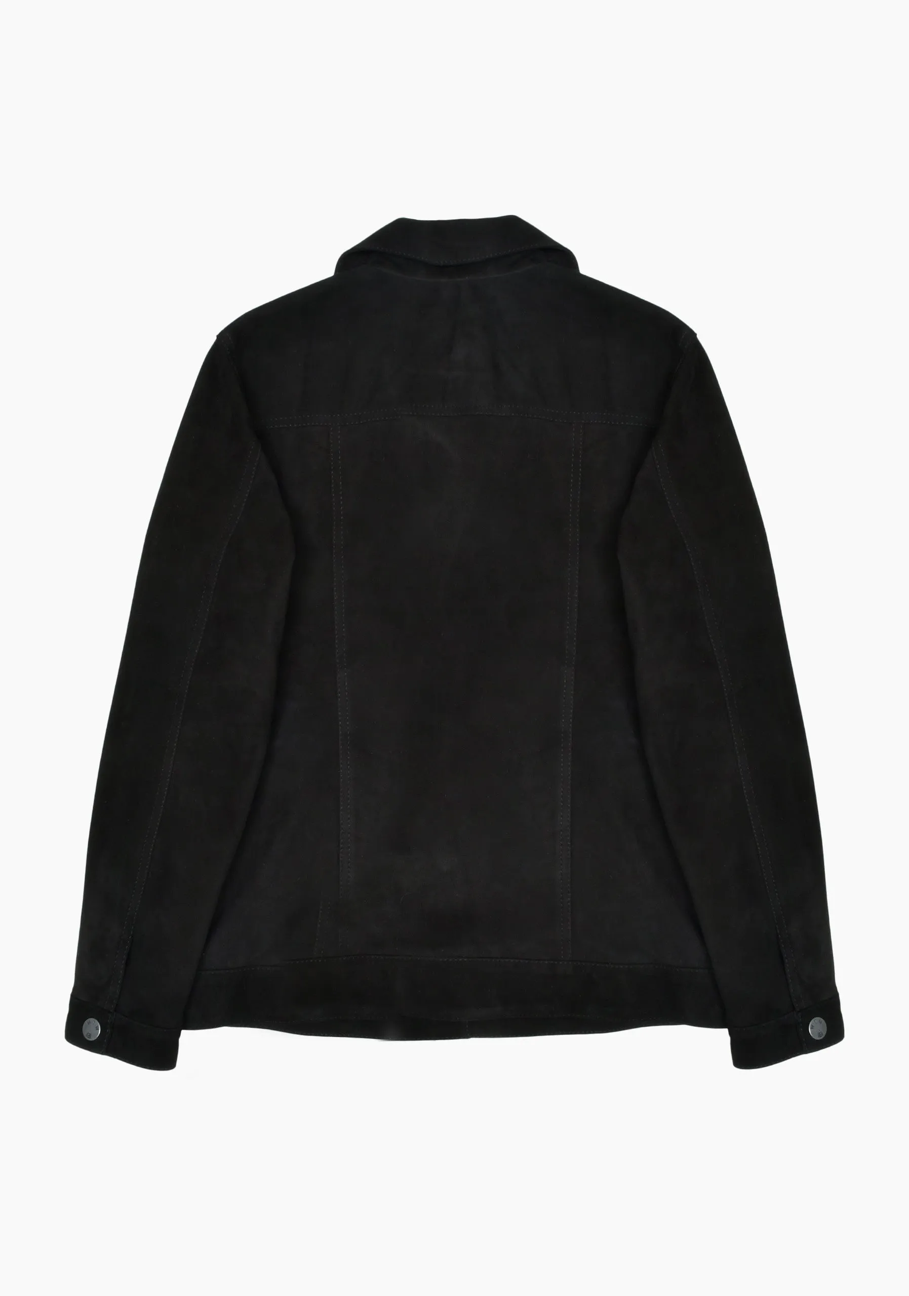 Western Suede Black Jacket
