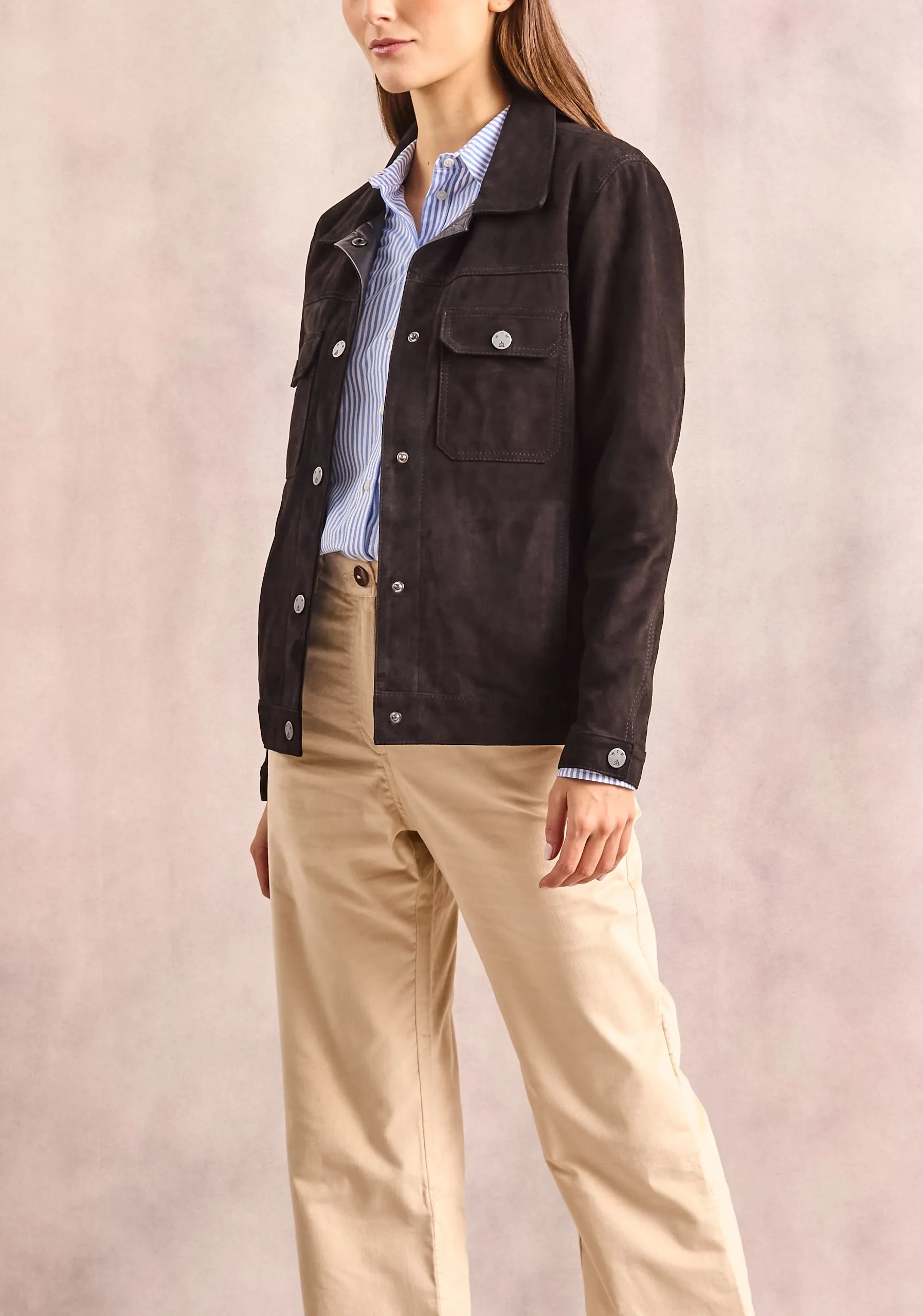 Western Suede Black Jacket