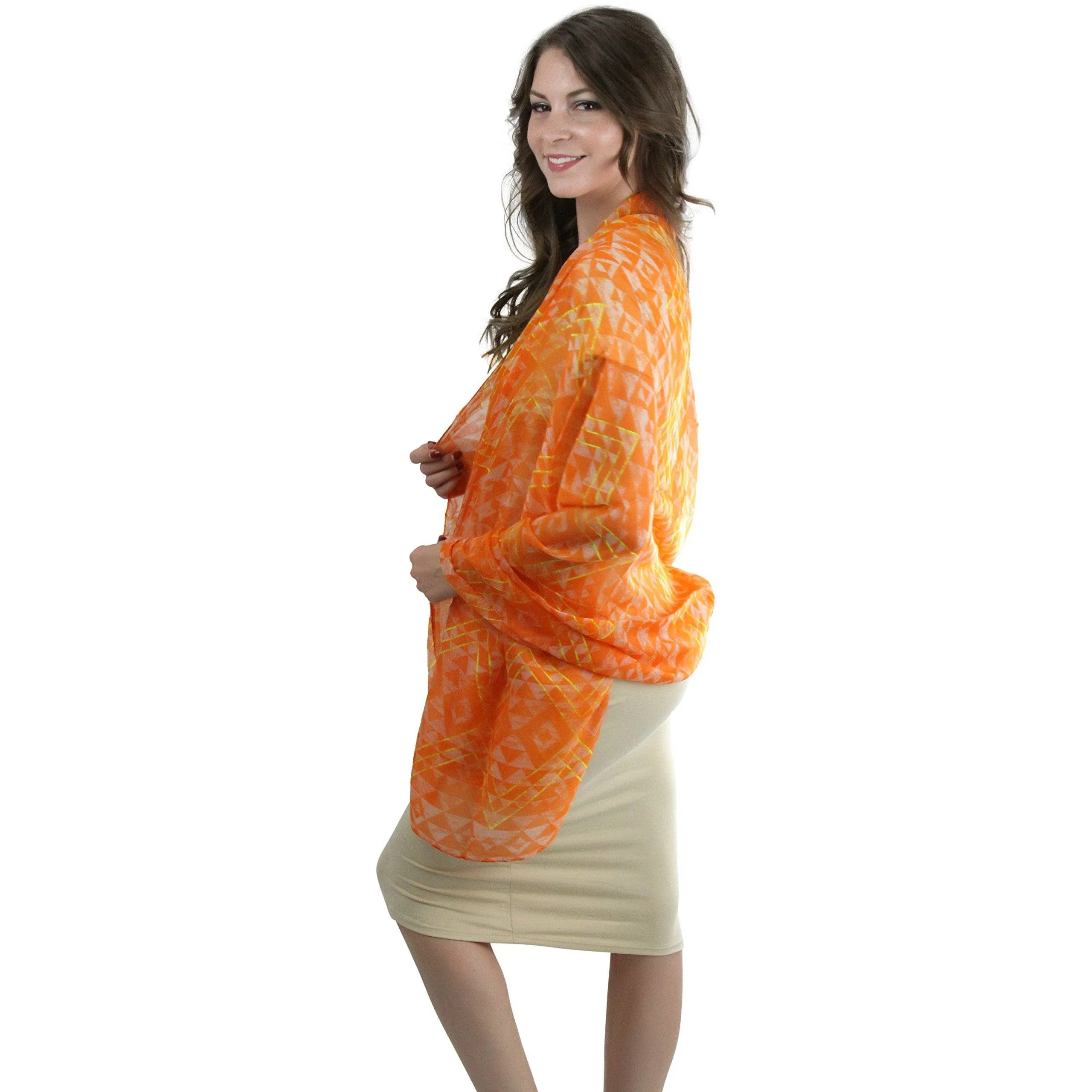 Women's Lightweight Infinity or Shaw Wrap Scarves