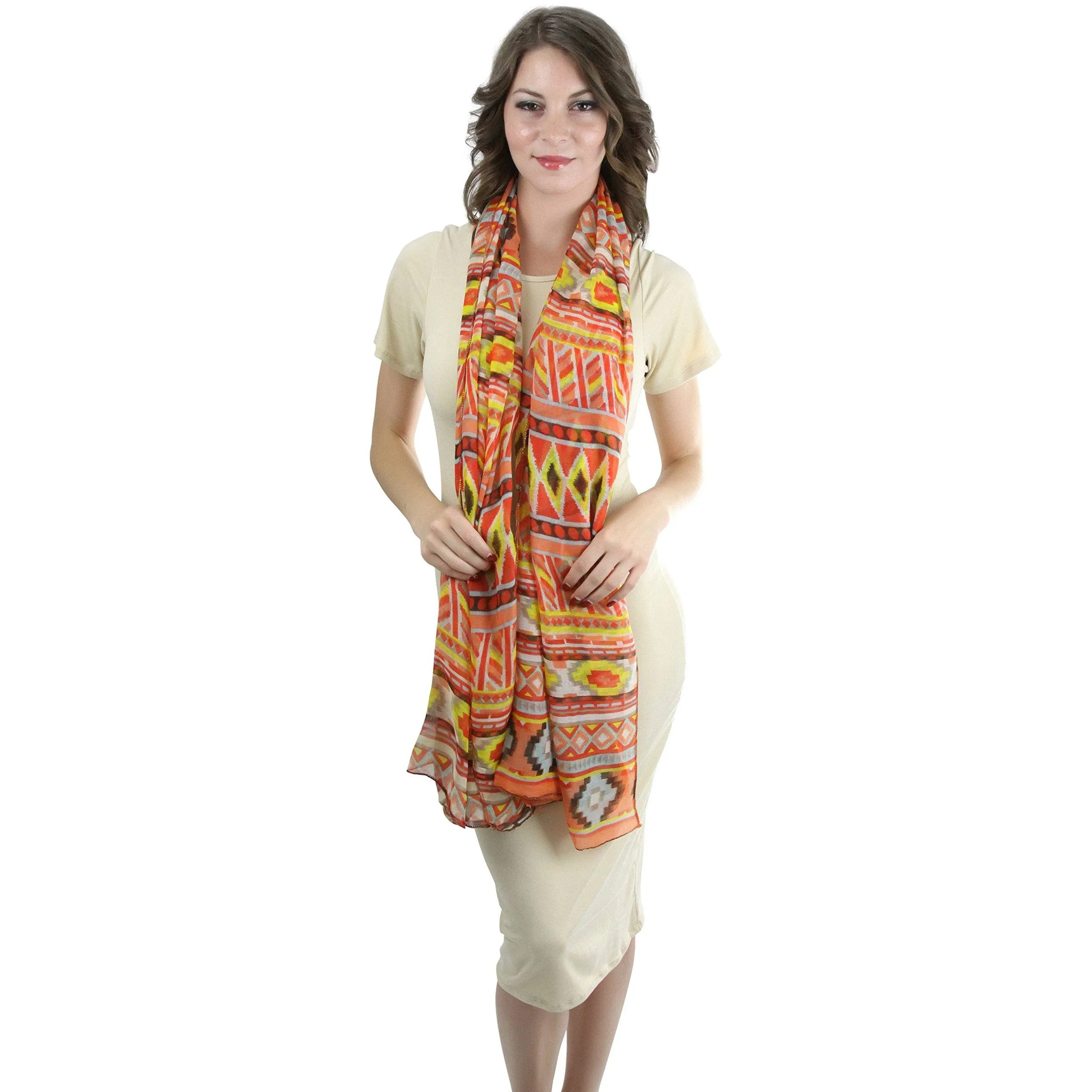Women's Lightweight Infinity or Shaw Wrap Scarves