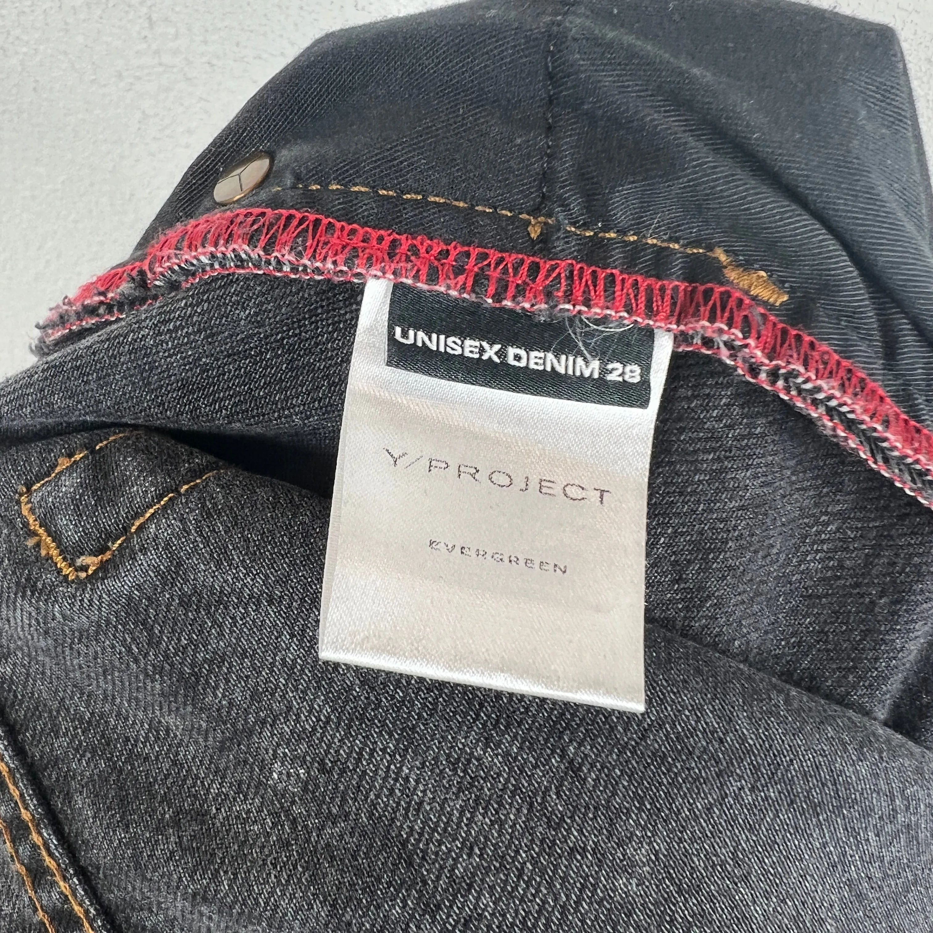 Y/Project Black Cowboy Jeans